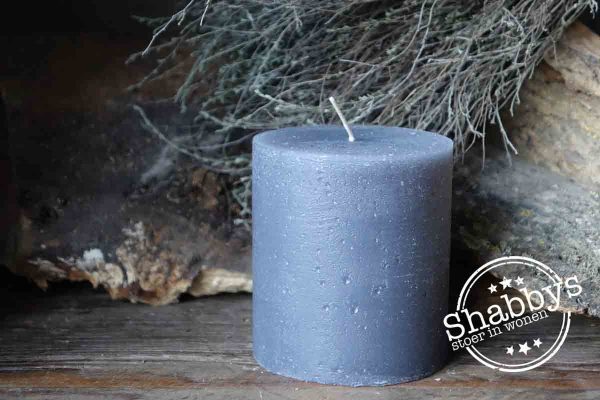 Stompkaars antraciet grijs 10x11 stoer sober rustiek - Afbeelding 3
