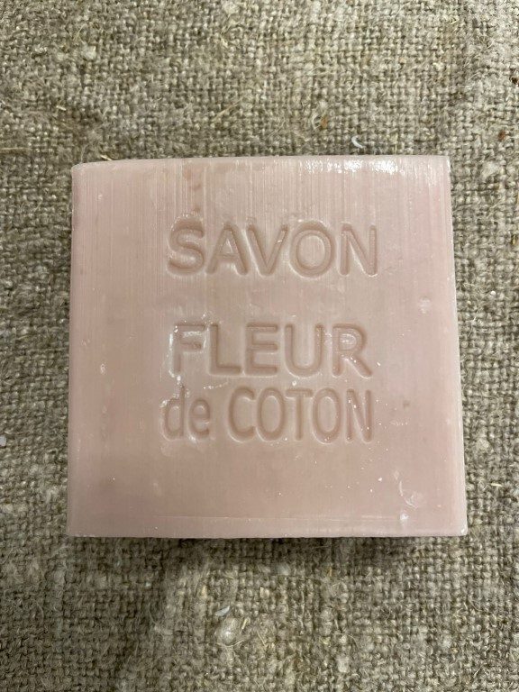 Coton zeep in kraftdoosje