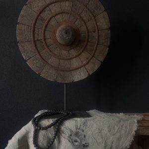 oud houten spinnewiel